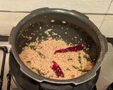 A picture of step 4 of Little millet lemon rice.