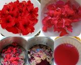 A picture of step 1 of Hibiscus Rice.