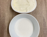 Foto del paso 1 de la receta: Tarta de queso de chocolate blanco en airfryer