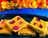 A picture of step 9 of Rose Besan ki burfi.