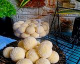 Gambar langkah 6 resipi Biskut Arab 3 Bahan.