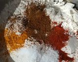 A picture of step 3 of Kathiyawadi Thepla.