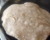 A picture of step 3 of Ragi roti.