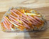 Hình bước làm 3 của món Pizza bánh mì