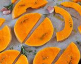 Foto del passaggio 1 della ricetta Trancio di salmone al lardo su crema di zucca