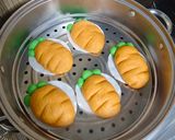 Foto langkah ke 11 dari resep Bakpao Karakter Wortel.
