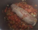 Foto del paso 2 de la receta Solomillo de cerdo en salsa de cebolla caramelizada