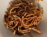 A picture of step 4 of Besan ki Mithi Sev.