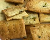 A picture of step 17 of Scallion (Spring Onion) cream Crackers.