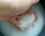 A picture of step 2 of Perfect cooked Japanese rice.