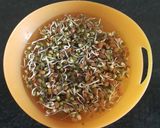 A picture of step 2 of Crunchy Walnut-Sprouts Cutlet.