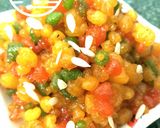 A picture of step 16 of Tri colour meethi boondi.