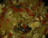 Foto del paso 4 de la receta: Zapallo Princesa rellena con pollo y verduras. 🔝💣
