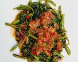 Foto langkah ke 5 dari resep Kangkung Balacan.