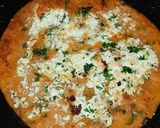 A picture of step 5 of Nutritients packed Cucumber and Tomato chilla with paneer filling.