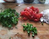A picture of step 4 of Restaurant style bhindi masala.