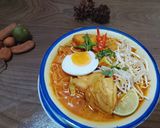 Foto langkah ke 8 dari resep Laksa Ayam.