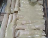 A picture of step 9 of Enchiladas Suizas.