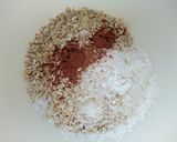 A picture of step 2 of Vickys Peach & Oat Breakfast Muffins, GF DF EF SF NF.