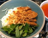 Hình bước làm 5 của món Bún sườn heo chay