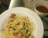 Foto langkah ke 3 dari resep Aglio Olio with Shrimp/Beef Bacon.