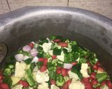 A picture of step 7 of Vegetables rice.