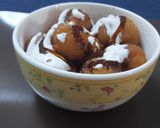 A picture of step 3 of Bread gulab jamun.