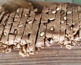 Mogyoróvajas-földimogyorós cantuccini (biscotti) recept fázis 5 fotója