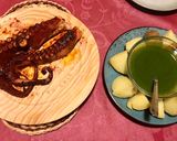 Foto del paso 4 de la receta: Pulpo a la brasa con papas con mojo verde