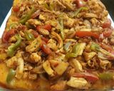 A picture of step 6 of Pizza cake.