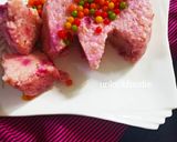 A picture of step 4 of Strawberry 🍓 flavour bread 🍞 pudding.