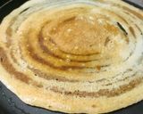 A picture of step 3 of Drumstick leaves healthy Adai Dosa (with full protein dals and idli rice with tomato chutney).