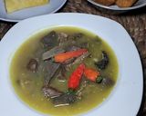 Foto langkah ke 13 dari resep 10 >< Gulai Jeroan Kambing (Dengan Santan).