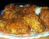 Foto del paso 7 de la receta: Albóndigas de espinacas y champiñones en salsa de tomate