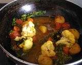 A picture of step 14 of Mughlai veg biryani.