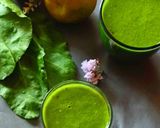 A picture of step 3 of Green (spinach) smoothie.