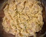 Foto del paso 8 de la receta Pollo tikka malasa con pan naan y arroz largo