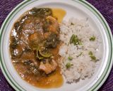 A picture of step 6 of Pork with Purslane in Mixed Salsa.