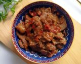 Foto langkah ke 5 dari resep Tumis Daging Pedas.