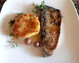 Foto del paso 6 de la receta: Trucha con tortitas de camarón y vegetales