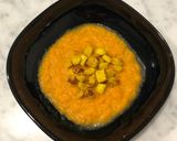 Foto del passaggio 3 della ricetta Vellutata di zucca con pane croccante speziato🎃🍞