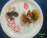 A picture of step 7 of Maggi Cheese Wrapped Kathi Kebabs.