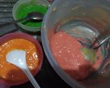 Foto langkah ke 3 dari resep Bolu kukus rainbow takaran sendok.