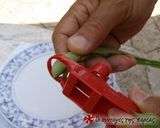 Φωτογραφία βήματος 4 της συνταγής Καθαρίζω φασολάκια