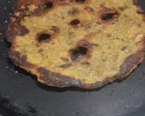 A picture of step 5 of Multigrain Atta Brinjal & Curd Thalipith.