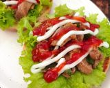 Foto langkah ke 5 dari resep Chicken Teriyaki Burger.