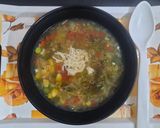 A picture of step 4 of Vegetable soup.
