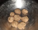 A picture of step 1 of Aloo matar samosa.