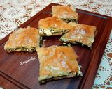 A picture of step 8 of My Mom’s Spanakotyropita (Spinach and Feta Pie) ❤️.