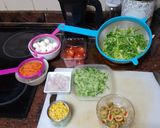 Foto del paso 1 de la receta: Ensalada con aliño de almendras